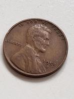 Munt USA one cent 1953 D Denver Lincoln wheat penny, Ophalen of Verzenden