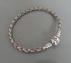 Pandora LEREN ARMBANDJE, 17,5 cm, Sieraden, Tassen en Uiterlijk, Armbanden, -, Verzenden, -, Zo goed als nieuw