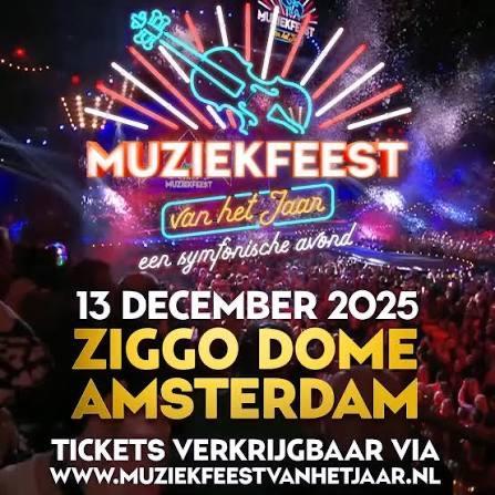 4x kaartjes muziekfeest van het jaar vak 110, Tickets en Kaartjes, Concerten | Overige, Drie personen of meer, December
