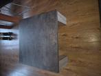 Salon tafel, krasvast blad, Huis en Inrichting, Tafels | Eettafels, 100 tot 150 cm, Zo goed als nieuw, Rechthoekig, 50 tot 100 cm