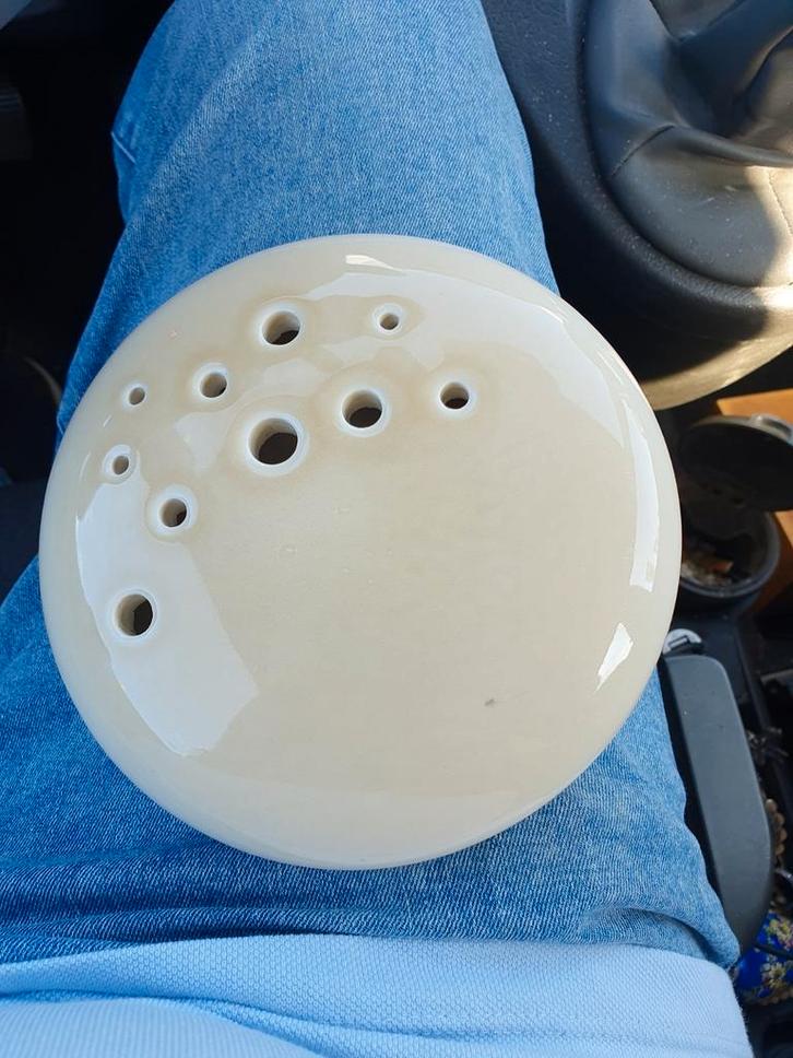 Bloomon Vaas - Keramiek, Huis en Inrichting, Woonaccessoires | Vazen, Zo goed als nieuw, Wit, Minder dan 50 cm, Aardewerk of Porselein