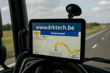 9' Vrachtwagen, Camper, Auto GPS 2025 Europa Map's.BLUETOOTH beschikbaar voor biedingen