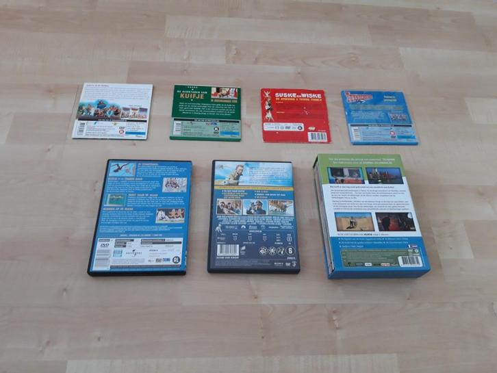 Diverse DVD Asterix - Kuifje – Suske en Wiske - Thunderbirds, Cd's en Dvd's, Dvd's | Tekenfilms en Animatie, Gebruikt, Overige soorten
