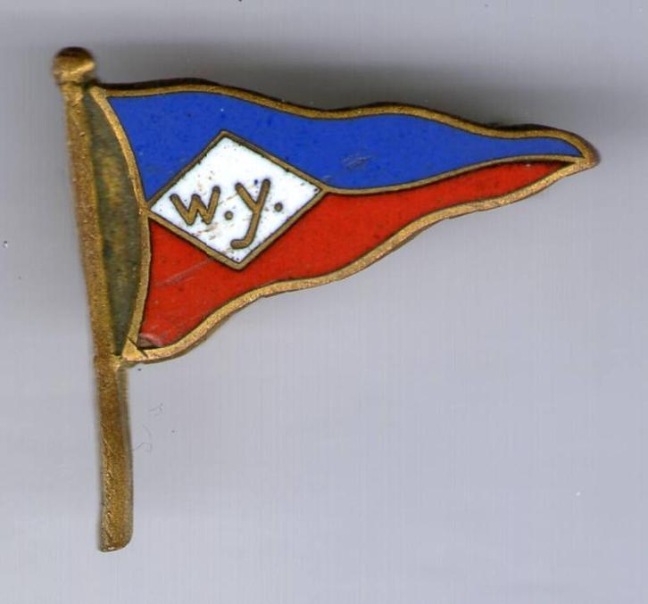 Email op koper scheepsvlag speldje ( U_394 ), Verzamelen, Speldjes, Pins en Buttons, Zo goed als nieuw, Speldje of Pin, Transport
