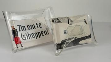 Lucite vintage envelop set kaarthouders plexiglas post bakje beschikbaar voor biedingen