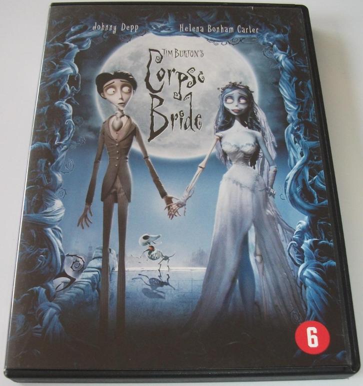 Dvd *** CORPSE BRIDE *** Tim Burton, Cd's en Dvd's, Dvd's | Tekenfilms en Animatie, Zo goed als nieuw, Tekenfilm, Vanaf 6 jaar