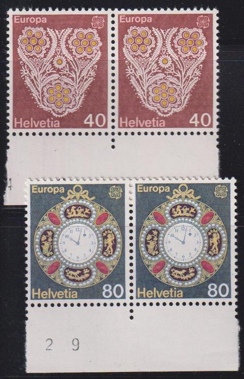 Zwitserland 1973 EUROPA Antiek in paar, Postzegels en Munten, Postzegels | Thematische zegels, Postfris, Overige thema's, Ophalen of Verzenden