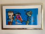 Herman Brood lucebertje met certificaat, Antiek en Kunst, Kunst | Litho's en Zeefdrukken, Ophalen