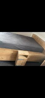 2 persoons bed, Huis en Inrichting, Slaapkamer | Bedden, Gebruikt, Ophalen of Verzenden, 140 cm, Steigerhout