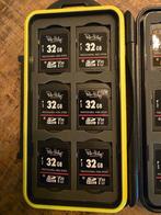 12 SD Cards Peter Hadley 32GB + Hard Case, Audio, Tv en Foto, Fotografie | Geheugenkaarten, SD, 32 GB, Nieuw, Ophalen of Verzenden