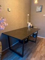 Eettafel Marmerlook 160x90x66, Huis en Inrichting, Tafels | Eettafels, Ophalen, 50 tot 100 cm, Zo goed als nieuw, 150 tot 200 cm
