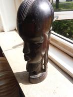 Nigeriaans  houtsnijwerk, beeldje 20 cm, Antiek en Kunst, Ophalen of Verzenden