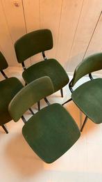 4 groene Revolt stoelen van Friso Kramer, Ophalen, Gebruikt, Overige kleuren, Vintage