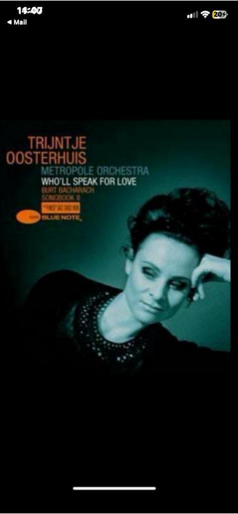 Trijntje Oosterhuis - Who'll Speak For Love CD, Cd's en Dvd's, Cd's | Jazz en Blues, Gebruikt, Jazz, 1980 tot heden, Ophalen of Verzenden