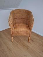 2 leuke rieten stoeltjes, Ophalen of Verzenden, Gebruikt, Bruin, Twee