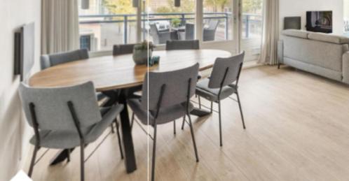 Tafel plus 6 stoelen, Huis en Inrichting, Tafels | Eettafels, Zo goed als nieuw, 100 tot 150 cm, 150 tot 200 cm, Vijf personen of meer