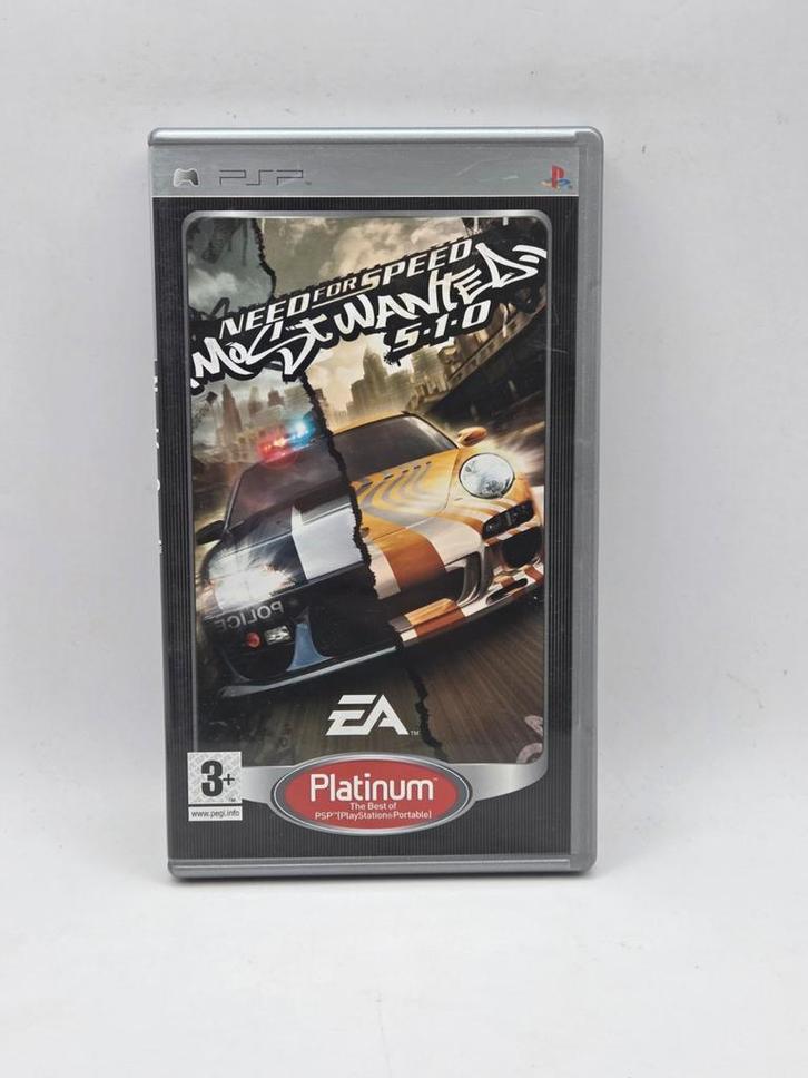 Need for Speed Most Wanted 5-1-0 PSP, Spelcomputers en Games, Games | Sony PlayStation Portable, Zo goed als nieuw, Racen en Vliegen