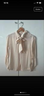 Scotch & Soda Blouse met Strik - XS, Ophalen of Verzenden, Zo goed als nieuw, Maat 34 (XS) of kleiner, Beige
