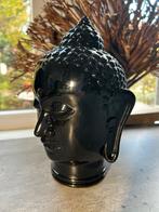 Glazen Boeddha Hoofd - Decoratief - 24 cm, Nieuw, Ophalen of Verzenden, X, X