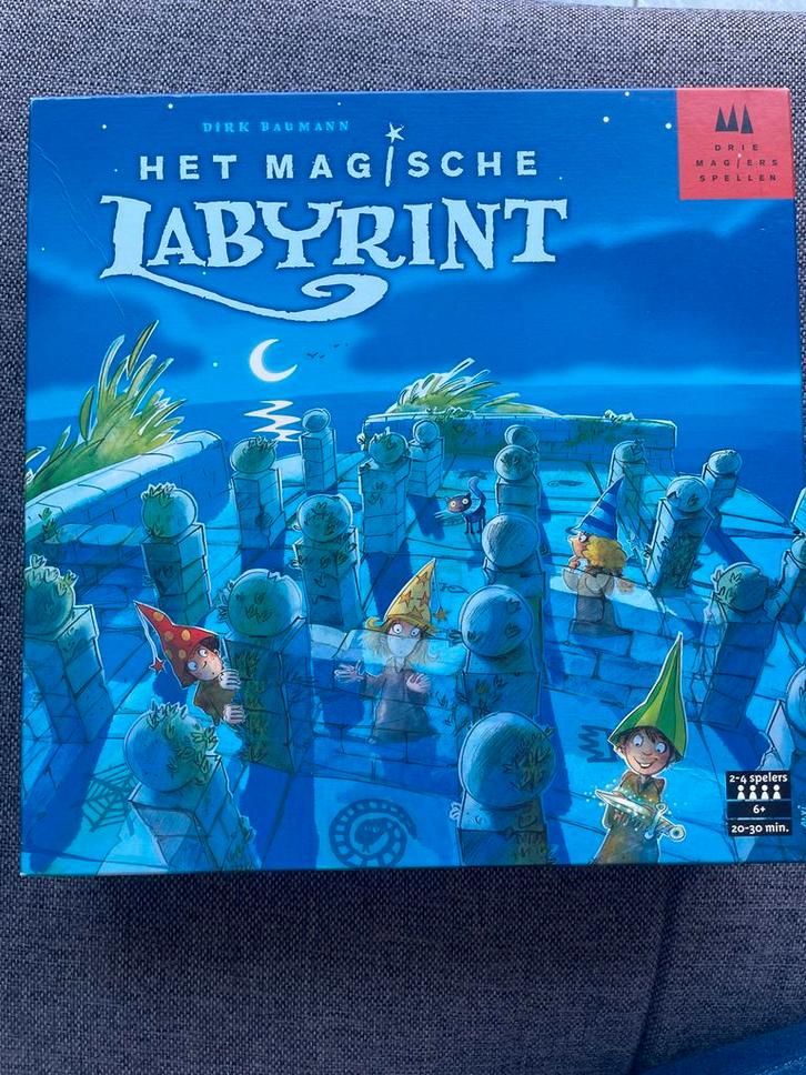 Het Magische Labyrint - Leuk familiespel!, Hobby en Vrije tijd, Gezelschapsspellen | Bordspellen, Zo goed als nieuw, Een of twee spelers