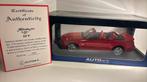 Ford mustang gt red autoart 1.18, Ophalen of Verzenden, Autoart, A, A