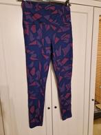 Blauwe-paarse legging met print, maat M. Nieuw!, Legging, Dry Active Plus, Blauw, Maat 40/42 (M)