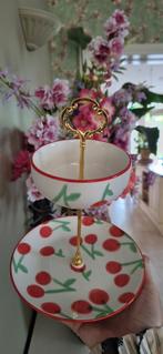 Etagere kersen 2 laags handmade €19,50, Ophalen of Verzenden, Nieuw