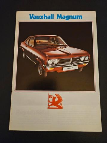 Brochure Vauxhall Magnum 1974 beschikbaar voor biedingen