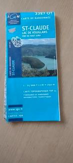 Wandelkaart st Glaude Jura, Ophalen of Verzenden, Zo goed als nieuw