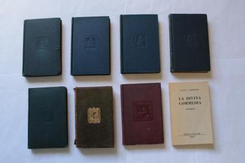 Collectie van 8 Dante boeken. 1900-1949 beschikbaar voor biedingen