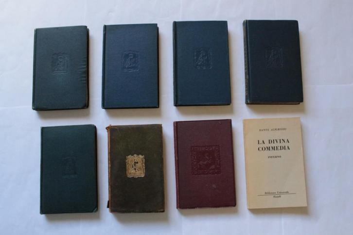 Collectie van 8 Dante boeken. 1900-1949, Boeken, Literatuur, Gelezen, Europa overig, Ophalen of Verzenden