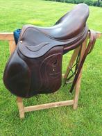 Bruno Delgrange Springzadel 17,5 inch ZGAN, Ophalen, Zo goed als nieuw, Springen, Overige typen