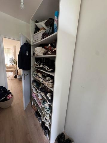 Ikea Pax kast wit met 8 planken