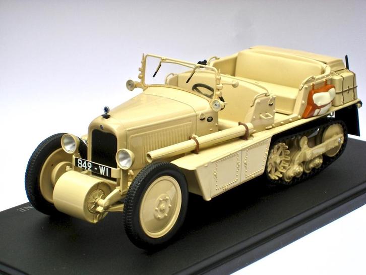 Citroen P17 Autochenille Crosière Jaune Hachette 1:24, Hobby en Vrije tijd, Modelauto's | 1:24, Nieuw, Auto, Overige merken, Ophalen of Verzenden