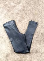 BALENCIAGA zwarte leather look tregging broek mt 26 CHCS, Balenciaga, Zwart, Ophalen of Verzenden, Zo goed als nieuw