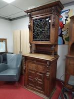 franse kast met glas in lood, Ophalen
