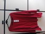 Leuk shirt Kekoo asymmetrisch rood - maat 2 - nieuw, Kleding | Dames, Grote Maten, Verzenden, Nieuw, Rood, Shirt of Top