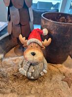 Houten Hertje - Decoratie - 17 cm, Ophalen of Verzenden, Nieuw, Hout, Dierenbeeld