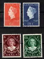 Curaçao nr. 196-199 Jubileumzegels gestempeld, Ophalen of Verzenden, Gestempeld