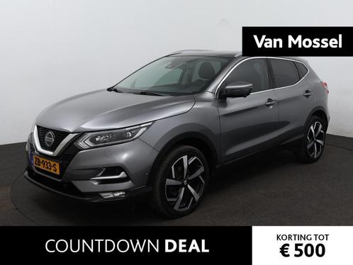 Nissan Qashqai 1.2 Tekna | Trekhaak | Navigatie | Panoramada, Auto's, Nissan, Bedrijf, Te koop, Qashqai, 360° camera, ABS, Airbags