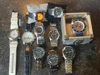 Diverse horloges, Sieraden, Tassen en Uiterlijk, Horloges | Heren, Overige merken, Staal, Ophalen of Verzenden, Zo goed als nieuw