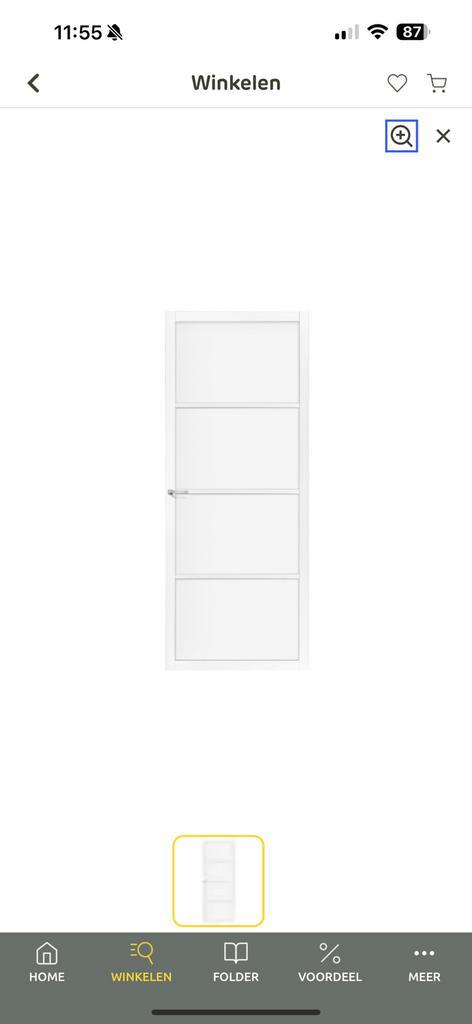 CanDo binnendeur Hyde 83x201,5 stomp, Diversen, Bureau-accessoires, Zo goed als nieuw, Ophalen