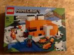 Lego Minecraft 21178 De vossenhut NIEUW The Fox Lodge, Kinderen en Baby's, Speelgoed | Duplo en Lego, Ophalen of Verzenden, Nieuw