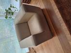 Leren fauteuil, Huis en Inrichting, Eenpersoons, 75 tot 100 cm, Ophalen of Verzenden, Zo goed als nieuw