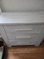 Bopita Tim Blue Wash Babykamer (bed, kast, commode), Ophalen, Gebruikt, 100 tot 150 cm, Grenenhout
