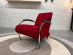 Nieuw Gelderland 5470 Fauteuil Vidar Stof Rood design stoel, Nieuw, 75 tot 100 cm, Gelderland, Stof