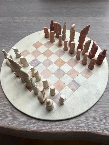 Speksteen Schaakspel beschikbaar voor biedingen