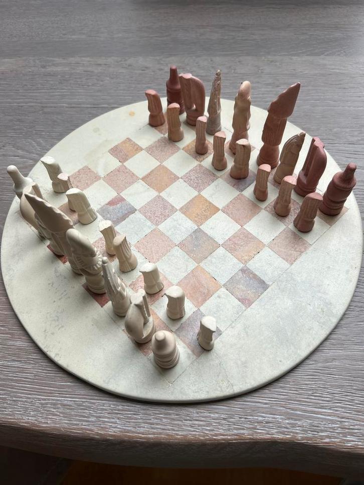 Speksteen Schaakspel, Antiek en Kunst, Antiek | Overige Antiek, Ophalen of Verzenden