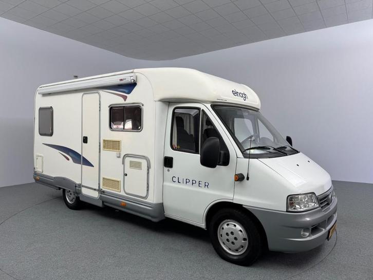 Elnagh Clipper 610 Bearlock Maxxfan €2000,- CAMPERVOORDEEL, Caravans en Kamperen, Campers, Bedrijf, tot en met 4, Half-integraal