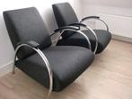 gelderland fauteuil 5770 design jan des bouvrie als nieuw 2x, Huis en Inrichting, Fauteuils, Ophalen, 75 tot 100 cm, Zo goed als nieuw